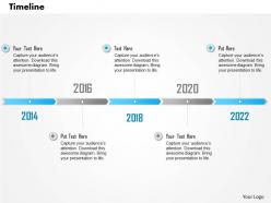 1014 2014 to 2022 timeline diagram powerpoint template