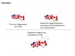 1014 american and canadian puzzle pieces for partnership image graphics for powerpoint