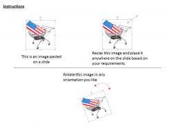 1014 american flag in cart for retail shopping image graphics for powerpoint