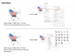 1014 american flag in cart for retail shopping image graphics for powerpoint