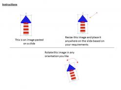1014 american flag upward arrow image graphics for powerpoint
