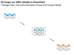 1014 business plan five points agenda vertical text boxes powerpoint presentation template