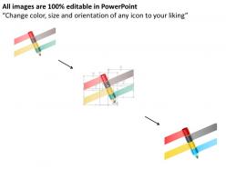 1014 business plan four options pencil education powerpoint presentation template
