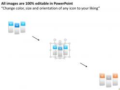 1014 business plan three points agenda vertical text bars powerpoint presentation template