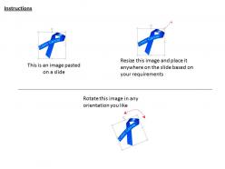 1014 dark blue awareness ribbon for colon cancer image graphics for powerpoint