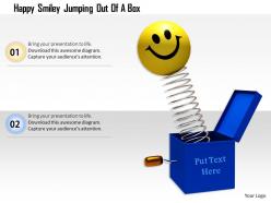 1014 happy smiley jumping out of a box image graphics for powerpoint