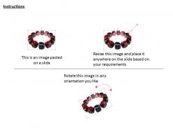 1014 red and black dice circle image graphics for powerpoint