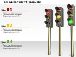 1014 red green yellow signal light image graphics for powerpoint