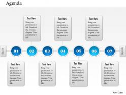 1014 seven stages timeline powerpoint template