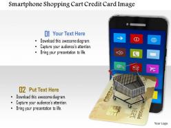 1014 smartphone shopping cart credit card image graphics for powerpoint