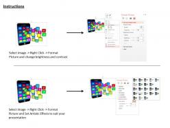 1014 smartphone with social media icons  image graphics for powerpoint
