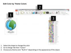 1014 three different areas map globes powerpoint template