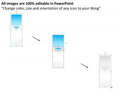 1014 three options arrow insert textbox design powerpoint template