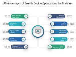 10 advantages of search engine optimization for business