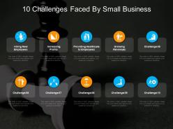 10 challenges faced by small business