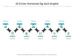 10 Circles Horizontal Zig Zack Graphic
