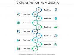 10 circles vertical flow graphic