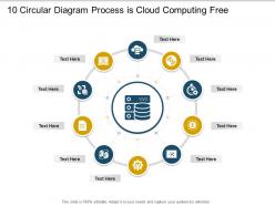 10 circular diagram process is cloud computing free infographic template