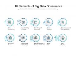 10 elements of big data governance