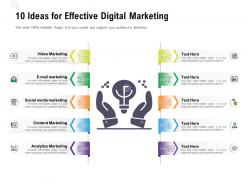 10 ideas for effective digital marketing