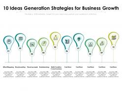 10 ideas generation strategies for business growth