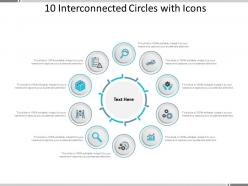 10 Interconnected Circles With Icons