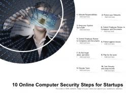 10 online computer security steps for startups