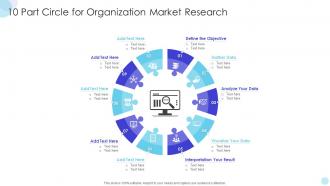 10 Part Circle For Organization Market Research