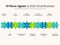 10 Piece Jigsaw To Start Small Business