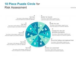 10 piece puzzle circle for risk assessment