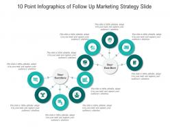 10 point of follow up marketing strategy slide infographic template