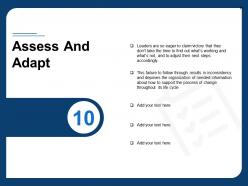 10 Principles In Leading Business Change Powerpoint Presentation Slides