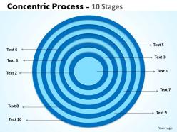 10 staged circular business diagram