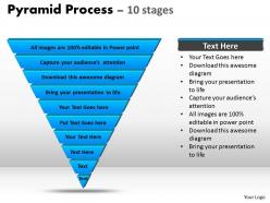 3431148 style layered pyramid 10 piece powerpoint presentation diagram infographic slide