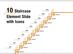 10 staircase element slide with icons