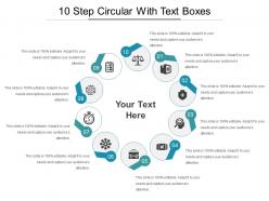 10 step circular with text boxes