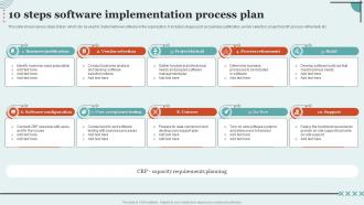 10 Steps Software Implementation Process Plan