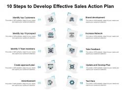 10 steps to develop effective sales action plan