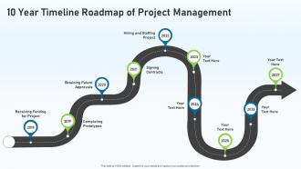 10 year timeline roadmap of project management
