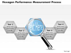 1103 business framework model hexagon performance measurement process business diagram