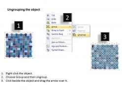 110 pieces 11x10 rectangular jigsaw puzzle matrix powerpoint templates 0812