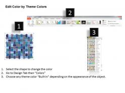 110 pieces 11x10 rectangular jigsaw puzzle matrix powerpoint templates 0812