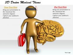 1113 3d doctor medical theme ppt graphics icons powerpoint