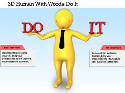 1113 3d human with words do it ppt graphics icons powerpoint
