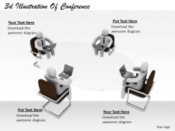 1113 3d illustration of conference ppt graphics icons powerpoint
