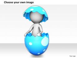 1113 3d illustration of new life in egg ppt graphics icons powerpoint