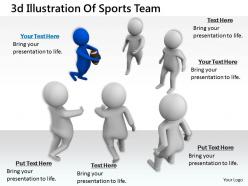 1113 3d illustration of sports team ppt graphics icons powerpoint