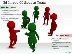 1113 3d image of sports team ppt graphics icons powerpoint