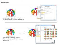 1113 3d image of team coaching ppt graphics icons powerpoint