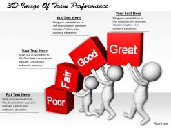 1113 3D Image Of Team Performance Ppt Graphics Icons Powerpoint